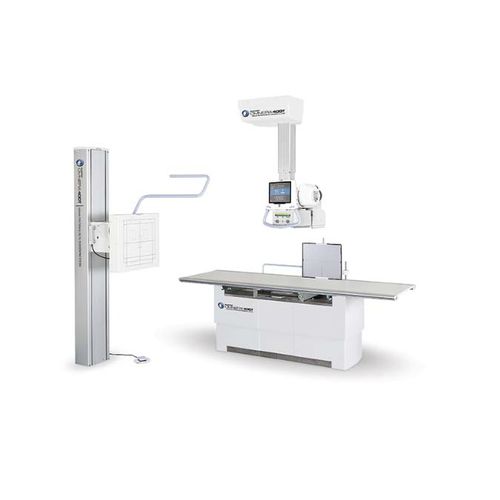 デジタルX線撮影装置 - OMNERA® 400T - Canon Medical System U.S.A - 多目的X線撮影用 / 床置型ブッキ－ / 天井取り付け式伸縮チューブスタンド付き