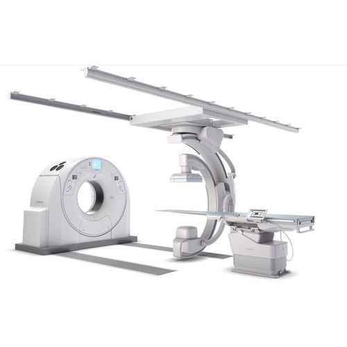 デジタル透視検査装置 - Alphenix 4D CT - Canon Medical System U.S.A - 多目的X線撮影用 / 天井取り付け式Cアーム付