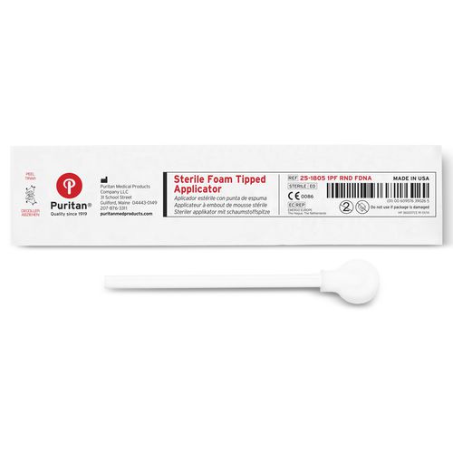 法医学用スワブ - 25-1805 1PF RND FDNA - Puritan Medical Products - 口腔内 / 1箱50枚入り / 無菌
