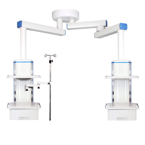 天井取付けダブル医療ペンダント - EX-80 - Shanghai Zhenghua Medical Equipment - 集中治療用 / 手術室用 / モジュール式