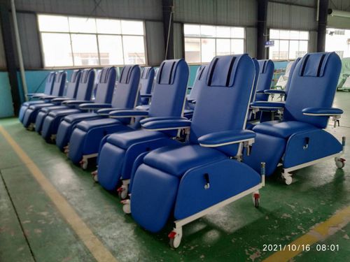 手動式血液透析アームチェア - PY-YS upgraded - Nanning Passion Medical Equipment - 3セクション / 化学療法用 / キャスター付き