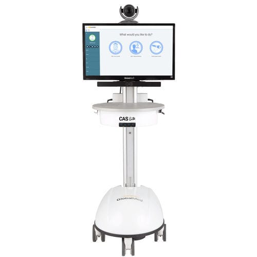 セキュリティ遠隔医療用台車 - CAS Lite™ - GlobalMed - ビデオレコーダー式
