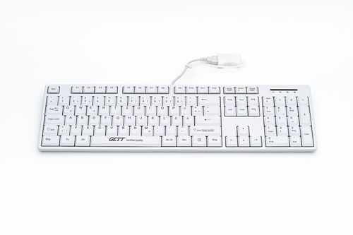 テンキー医療用キーボード - CleanType® Easy Basic - GETT Gerätetechnik - インターナショナルレイアウト付き / 消毒可能 / 衛生