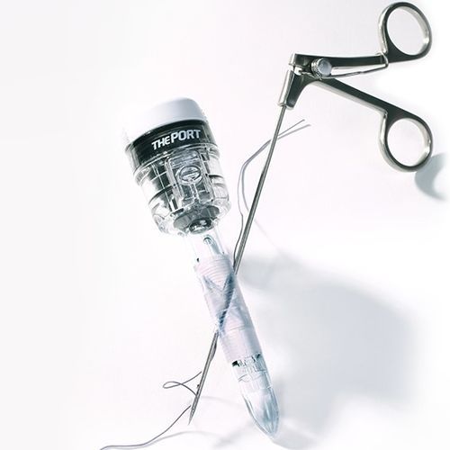 腹腔鏡検査用トロカール - TP series - SurgiCore - 吹送口付 / スリーブ付 / 使い捨て