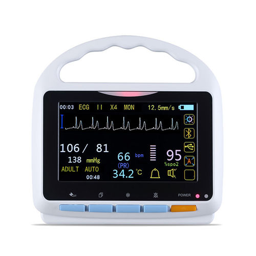 携帯型患者モニター - JR2000A - SHANXI JERRY MEDICAL - コンパクト / ECG / 呼吸回数