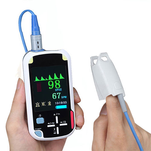 手持ち型パルスオキシメータ - JERRY-II+  - SHANXI JERRY MEDICAL - コンパクト / 医療用 / ワイヤレス