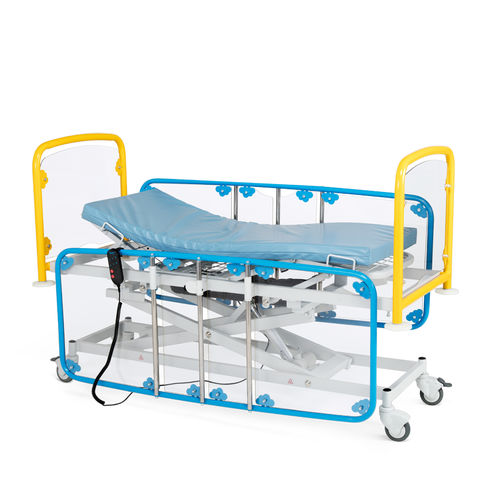 キャスター付きベッド - Angeli - JMS Healthcare Furniture - 病院用 / 電動式 / 子供用
