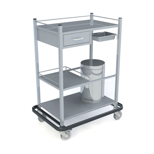 医療用台車 - 10.CR.1515 - JMS Healthcare Furniture - 多目的 / 手当て用品用 / ステンレス製