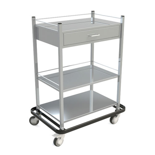 医療用台車 - 10.1515.A.1802 - JMS Healthcare Furniture - 多目的 / 手当て用品用 / ステンレス製