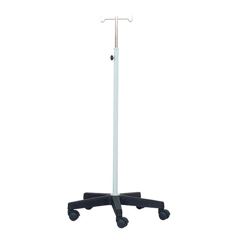 キャスター付きIV スタンド - 10.AD.1460 - JMS Healthcare Furniture - 2フック / 伸縮自在