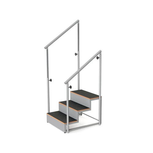 一直線リハビリ用階段 - 10.FI.5001 - JMS Healthcare Furniture - 手すり2つ