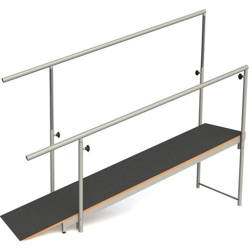 高さ調整可能リハビリ用平行棒 - 10.FI.5003 - JMS Healthcare Furniture - 土台付き