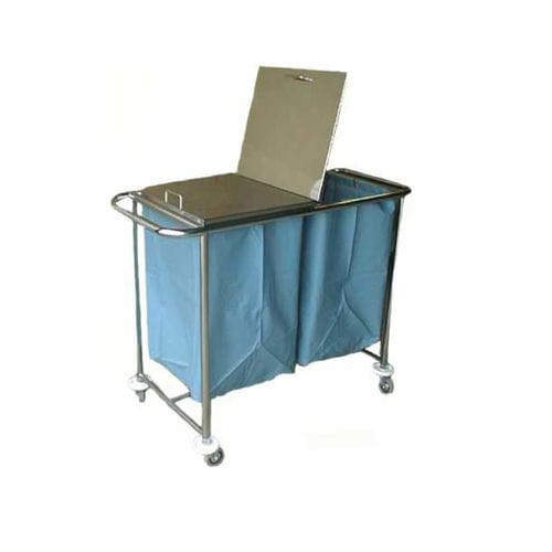 汚いバッグトロリー - 10.CR.1541 - JMS Healthcare Furniture - 病院用 / 輸送用 / 2個