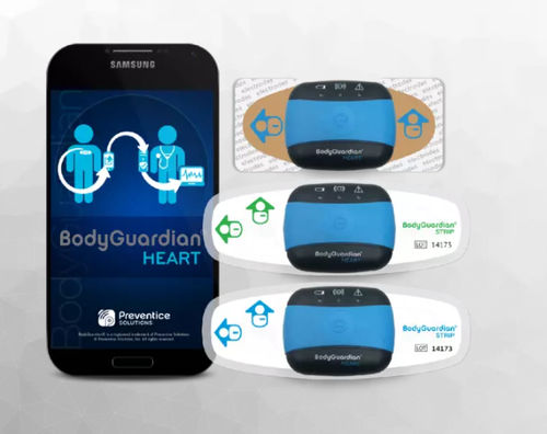 ウェアラブルデバイス患者モニター - BodyGuardian™  Heart - Preventice - ECG / 心拍数 / 血圧