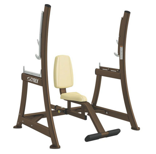 着席ウェイトトレーニングベンチ - Free Weights - Cybex - ダンベルスタンド付