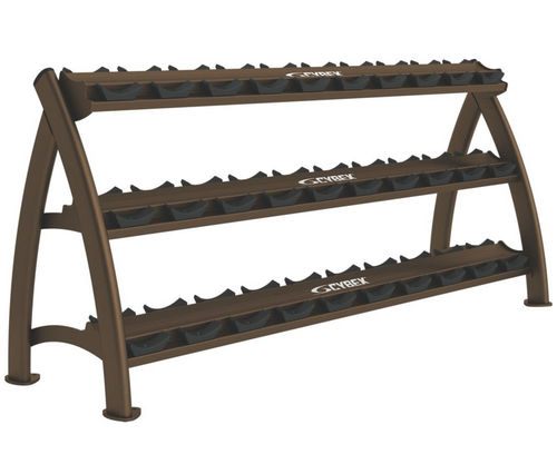 短いバーベル ラック - Three Tier Free Weights - Cybex