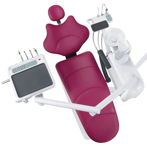 電動椅子付き歯科ユニット - GD-S300 2025 model - Foshan Gladent Medical Instrument Co.,Ltd - コンパクト / モニター付き / デリバリーシステム付き
