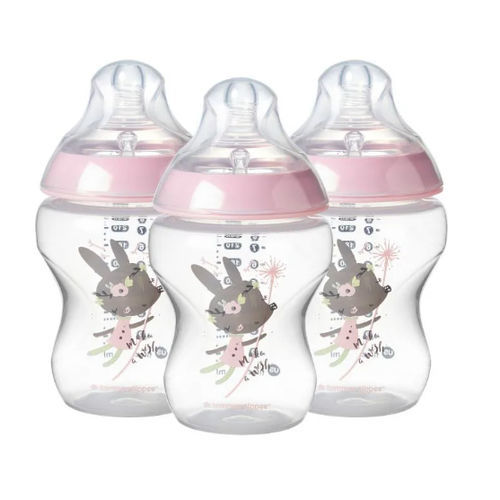 シリコン哺乳瓶 - Make A Wish Pink - tommee tippee