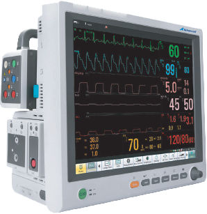 モジュール式マルチパラメータモニター - PM-2000M - Advanced Instrumentations - コンパクト / ECG / RESP