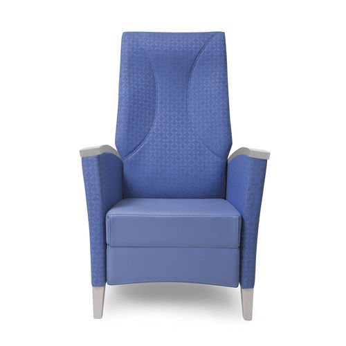 肘掛け付きチェア - 79-63/3RPG - piaval - フットレスト付き / リクライニング式