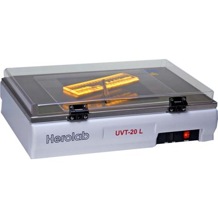 ゲル ドキュメンテーション システム用トランスイルミネーター - UVT-20 L - Herolab GmbH Laborgeräte - 紫外線 / 白色光