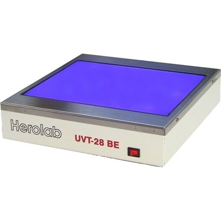 ゲル ドキュメンテーション システム用トランスイルミネーター - UVT-28 BE - Herolab GmbH Laborgeräte - ブルーLED / 白色光