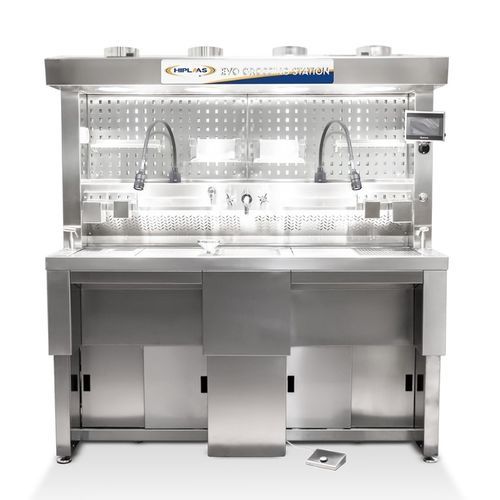 組織病理学用研究室ワークステーション - EVO200ED - Hiplaas - サンプル準備用 / 床置き / 流し付き