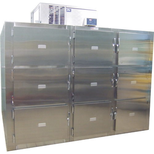 遺体担架用遺体安置棚 - EC Series - Spire Integrated Solutions - 9体 / 正面投入