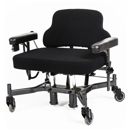 肘掛け付きオフィスチェア - Euroflex XL - Eurovema Mobility - ローラー付き / 肥満患者用 / 昇降式