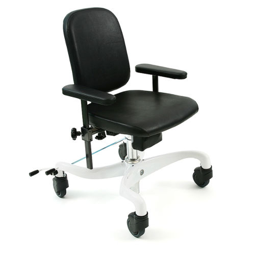 肘掛け付きオフィスチェア - Euroflex Clinic - Eurovema Mobility - ローラー付き / 高さ調節可能な