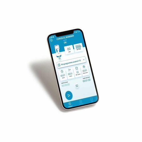 エアーサンプラー用モバイルアプリケーション - Coriolis Connect - Bertin Technologies - 制御 / 医療用 / Android
