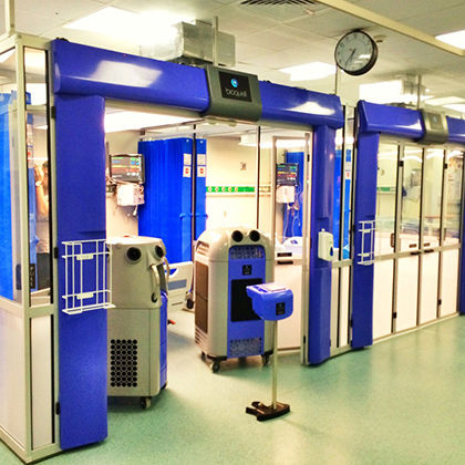 クリーンルーム用アイソレーター - Bioquell POD - Bioquell - クラス III / 床置き / HEPAフィルター付き