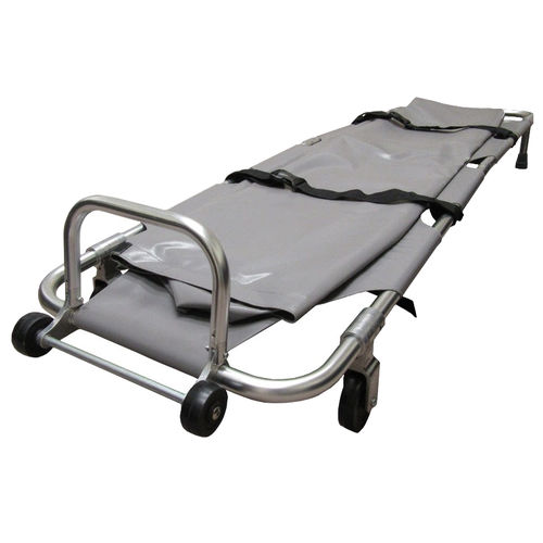 折りたたみ式担架 - FS350™ - Mobimedical - 遺体用 / キャスター付き / アルミニウム製
