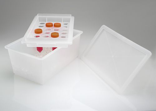 遠心分離機のチューブ用実験用ラック - F18905-0050 - ATS Scientific Products - 冷却 / ポリプロピレン製 / オートクレーブ
