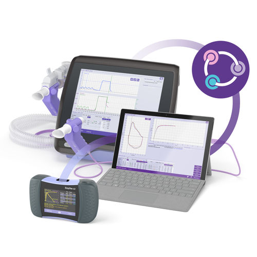 データ管理ソフト - EasyOne Connect - ndd Medical Technologies - リポーティング用 / 肺検査用 / インポート