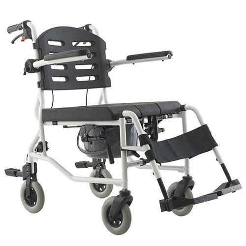 肘掛け付きシャワー用チェア - SL-155 (606) - Comfort Orthopedic - ローラー付き / フットレスト付き / カットアウトシ－ト付き