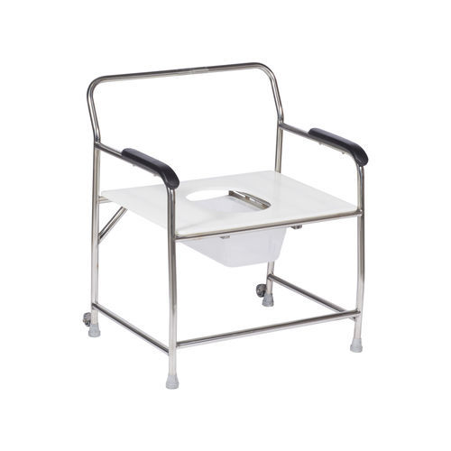 肘掛け付きシャワー用チェア - Nightingales - Direct Healthcare Group - 肥満患者用 / 室内便器付き