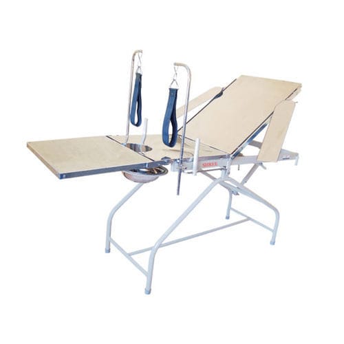 汎用手術台 - 981  - Shree Hospital Equipments - 機械式 / 傾斜 / 3セクション