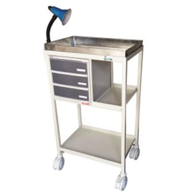 医療用台車 - 99 X - Shree Hospital Equipments - 多目的 / 治療用 / ステンレス製