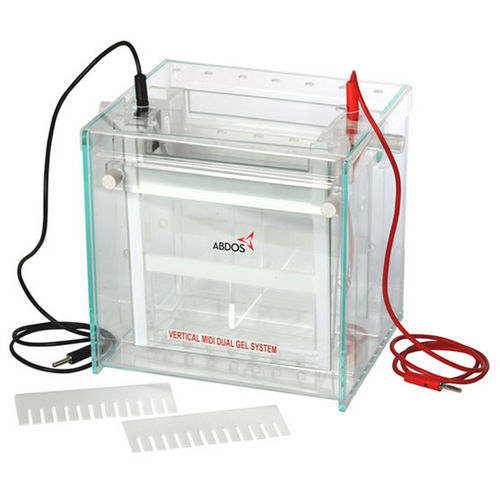 卓上電気泳動システム - E12326 - ABDOS LABTECH PRIVATE LIMITED.  - 縦型