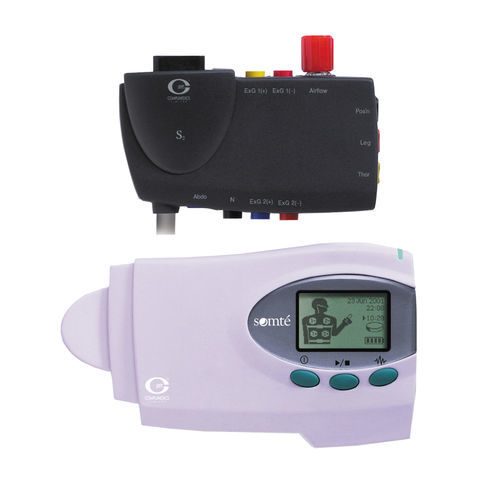 2チャンネルポリソムノグラフィ - Somté - Dr. Grossegger & Drbal alpha trace medical systems - DANモニター付