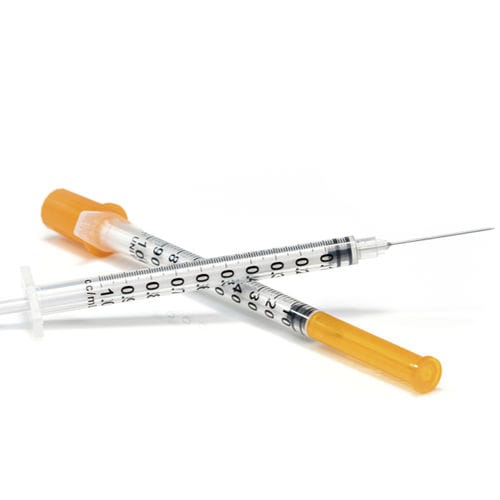 インスリン用シリンジ - W110100 series - Anhui Hongyu Wuzhou Medical Manufacturer Co., Ltd.  - 1ml / 0.5 ml / 0.3ml