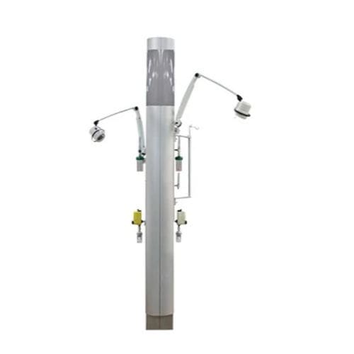 縦型べッドのヘッドユニット - Tower ™ - SMP CANADA - 集中治療室用 / 病室用 / 照明付き