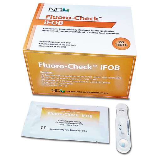 FOB迅速検査キット - Fluoro-Check™ - Nano-Ditech Corporation - イムノクロマトグラフィー / 蛍光線 / カセット