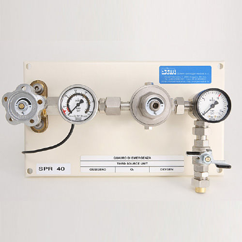 酸素医療ガス供給ユニット - QRI-04 series - STM - Sistemi Tecnologie Medicali - N20 / CO2 / 壁取り付け式