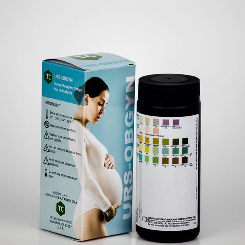 尿検査試験紙 - URS-OBGYN-100 - Teco Diagnostics - 腎性糖尿 / タンパク尿 / 血尿症