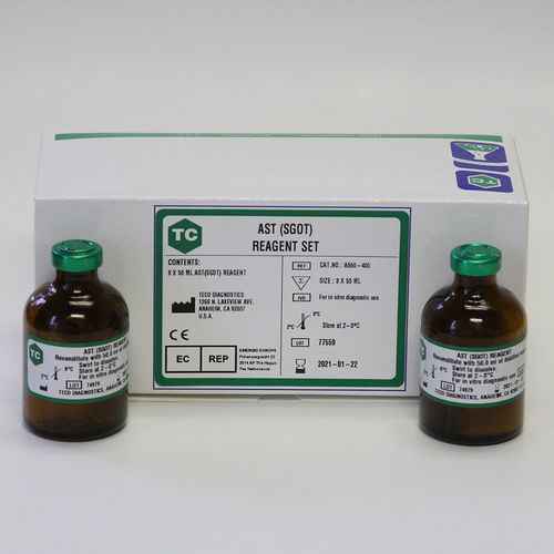溶液試薬キット - A560-400 - Teco Diagnostics - 臨床化学 / 粉末状 / アスパラギン酸アミノトランスフェラーゼ