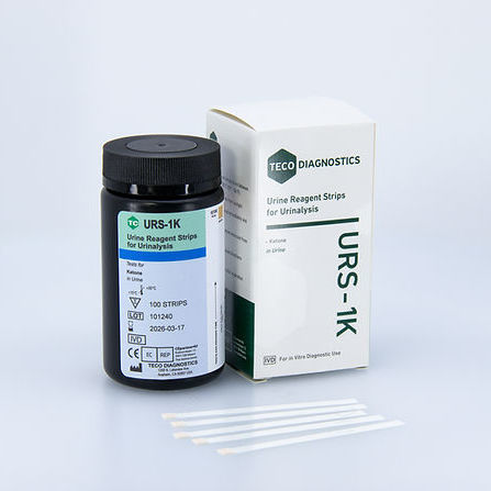 尿検査試験紙 - URS-1K-100 - Teco Diagnostics - ケトン尿 / 尿用 / 比色