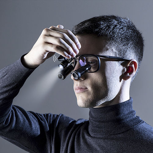 外科用ヘッドライト - EOS Wireless - Univet Loupes - 歯科用 / 獣医用 / LED