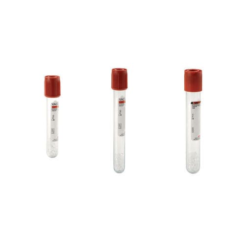 円筒形採取チューブ - 10518 - Vacutest Kima S.r.l. - サンプル回収用 / 凝固活性剤付き / 顆粒セパレーター付